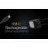 NITECORE NU25 ľahká LED čelovka 400 lúmenov USB-C nabíjanie ideálna na turistiku outdoorové osvetlenie