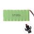Nabíjateľná Ni-MH AA 9.6V 1800mAh batéria s SM konektorom pre RC autá, 8ks, stabilný výkon