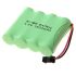 4ks Ni-MH AA 4.8V 1800mAh dobíjateľná RC batéria so SM plugom, vysokokapacitná, bez pamäťového efektu