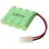 Ni-MH AA 4.8V 1800mAh batéria 557 zástrčka, nabíjateľná, vysokokapacitná pre RC modely a elektroniku 4ks