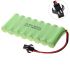 Nabíjateľná Ni-MH AA 9.6V 1800mAh batéria s SM konektorom pre RC autá, 8ks, stabilný výkon