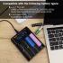 YONII D4 LCD 4 slot 18650 nabíjacka batérie pre 18650 21700 26650 lítiová AA AAA Ni-mh batéria