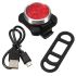 Cenovo dostupné USB nabíjateľné svetlo na bicykel HJ-030 3 LED bezpečnosť a viditeľnosť pre nočné jazdy