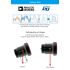Xlite100 Inteligentné cyklistické zadné svetlo USB smart lampa bezpečnosť super jasné COB LED viditeľnosť noc