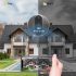 Tuya Smart 1080P WiFi kukátková kamera s PIR detektorom pohybu a nočným videním bezpečnosť domácnosti