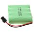 4ks Ni-MH AA 4.8V 1800mAh dobíjateľná RC batéria so SM plugom, vysokokapacitná, bez pamäťového efektu