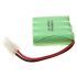 Ni-MH AA 4.8V 1800mAh batéria 557 zástrčka, nabíjateľná, vysokokapacitná pre RC modely a elektroniku 4ks