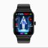 ET540 EKG glukózy v krvi Telesná teplota Krvný tlak Kyslík v krvi Srdcová frekvencia Hovor cez Bluetooth Smartwatch Fitness Tracker
