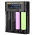 YONII D4 LCD 4 slot 18650 nabíjacka batérie pre 18650 21700 26650 lítiová AA AAA Ni-mh batéria