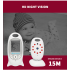 VB601 bezdrôtový video monitor 2.4g babysitter s obojsmernou komunikáciou nočné videnie monitorovanie teploty
