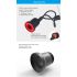 Xlite100 Inteligentné cyklistické zadné svetlo USB smart lampa bezpečnosť super jasné COB LED viditeľnosť noc
