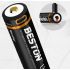 BESTON 18650 dobíjacia lítiová batéria 3.7V 3500mAh vysoká kapacita Micro USB pre spoľahlivé úložisko energie