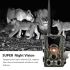 HC801M mobilná lovecká kamera 20MP 1080P infračervené nočné videnie na sledovanie zvierat a wildlife fotografovanie