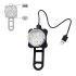 Cenovo dostupné USB nabíjateľné svetlo na bicykel HJ-030 3 LED bezpečnosť a viditeľnosť pre nočné jazdy