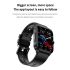 ET540 EKG glukózy v krvi Telesná teplota Krvný tlak Kyslík v krvi Srdcová frekvencia Hovor cez Bluetooth Smartwatch Fitness Tracker