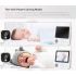 AMB900 video baby monitor s 2.8 palcovým LCD displejom 4násobné priblíženie a 720P kvalita pre bezpečnosť dieťaťa