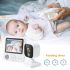 AMB900 video baby monitor s 2.8 palcovým LCD displejom 4násobné priblíženie a 720P kvalita pre bezpečnosť dieťaťa