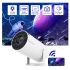 Projektor HY300 Inteligentný Android projektor s LED 1280x720P a Wifi 6 pre domáce kino a kanceláriu