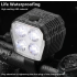 Bicycle Headlight Horn 2-In-1 mtb Bike Near And Far Lights 2/4 Lamp Beaded Wire Control Bell Horn Bike Accessories