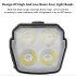 Bicycle Headlight Horn 2-In-1 mtb Bike Near And Far Lights 2/4 Lamp Beaded Wire Control Bell Horn Bike Accessories