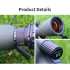 25-75x60 Zoom Spotting Scope Objektív ED Výkonný monokulárny ďalekohľad Bak4 s hranolom na pozorovanie vtákov pri kempovaní