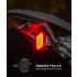 Enfitnix Cubelite III inteligentné zadné svetlo LED 30 lumenov USB nabíjanie bezpečnosť na bicykli viditeľnosť