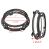 7-palcový motocyklový LED svetlomet Beam DRL Blinker pre Harley Jeep Wrangler 75W IP67 6000K svetlo