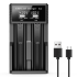 Inteligentná USB LCD nabíjačka na batérie 18650 univerzálna nabíjačka pre efektívne nabíjanie 3,7V lítiových batérií
