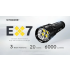 Nitecore EX7 6000lm USB-C Dobíjateľná Baterka | Výkonné LED Svietidlo pre Outdoor & Kemping