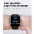 F57L Smart Watch Blood Glucose Blood Pressure Heart Rate Temperature Monitoring Sport Monitoring 1.91 Inch Sn