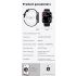 F57L Smart Watch Blood Glucose Blood Pressure Heart Rate Temperature Monitoring Sport Monitoring 1.91 Inch Sn