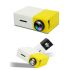 YG300 LED Mini Projektor prenosný projektor s podporou 1080P HDMI USB ľahký projektor ideálny na filmový večer