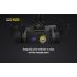 Nitecore HC60 LED nabíjateľný svetlomet 1000 lúmenov vodotesný pre kempovanie turistiku robustný dizajn