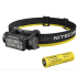 NITECORE HC70 nabíjateľná čelovka USB-C 1600 lúmenov biele a červené svetlo odolná konštrukcia turistika práca
