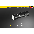 NITECORE LA10 kompaktná mini baterka EDC 135 lúmenov dizajn balzamu na pery ideálna na camping a každodenné nosenie