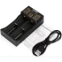 Liitokala Lii-202 inteligentná nabíjačka s duálnymi kanálmi a Micro USB vstupom pre 18650 26650 lítiové batérie