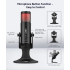 MU900PRO RGB USB mikrofón profesionálny kardioidný s dynamickým RGB osvetlením na podcasting a streamovanie
