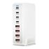 Stolová GaN nabíjačka 240W 8-portová USB Type C PD rýchle nabíjanie 3.0 pre viac zariadení