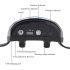Pet Dog Anti Barking zariadenia Ultrazvukový tréningový golier USB nabíjanie Efektívne Zvieracie potreby