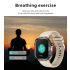 QX11 Smart Watch Men IP68 5ATM Outdoor Sports Fitness Tracker Health Monitor 1,96" BT Call Smartwatch
