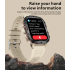 QX11 Smart Watch Men IP68 5ATM Outdoor Sports Fitness Tracker Health Monitor 1,96" BT Call Smartwatch