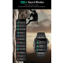 QX11 Smart Watch Men IP68 5ATM Outdoor Sports Fitness Tracker Health Monitor 1,96" BT Call Smartwatch