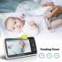 Bezdrôtový 5-palcový baby monitor SM650 HD 720P s dlhá výdrž batérie obojsmerné audio pre rodicovstvo