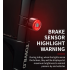 TOWILD TL05 LED cyklistické svetlo s inteligentným snímaním bŕzd USB nabíjanie IPX6 vodotesné pre bezpečnosť
