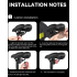 TOWILD TL05 LED cyklistické svetlo s inteligentným snímaním bŕzd USB nabíjanie IPX6 vodotesné pre bezpečnosť