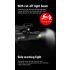 Predné svetlo TOWILD CL1200 1200LM LED USB dobíjacie vodotesné cyklistické príslušenstvo pre nočné jazdenie