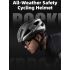 ROCKBROS ultraľahká cyklistická prilba s LED zadným svetlom vodeodolná MTB prilba cyklistické pohodlie