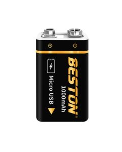 Beston 9V 1000mAh micro USB lítium-iónová nabíjatelná batéria 6F22 usb batéria pre RC model vrtulníka Hracka s mikrofónom