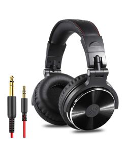 Oneodio Pro-10 káblové profesionálne DJ slúchadlá Studio Pro s mikrofónom cez u?i HiFi monitor Hudobná náhlavná súprava Slúchadlá pre telefón PC-cierna