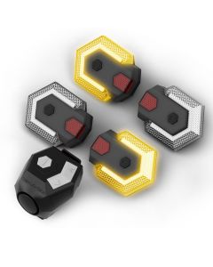 CarryBright CBX4 smerovka na bicykel s klaksónom Vodotesný bicykel Predné zadné svetlo Bezpecnostné výstra?né svetlo Inteligentné bezdrôtové dialkové ovládanie
